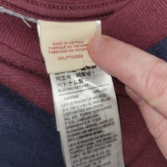 Levi's XXL women's striped sweater cropped - Picture 5 of 7